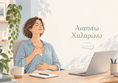 Αναπνευστική άσκηση για χαλάρωση του πόνου ή του στρες