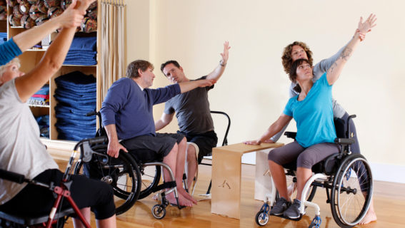 wheelchair yoga